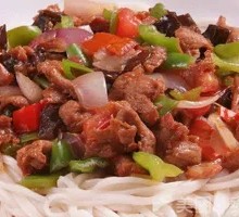 Fried Meat Noodles