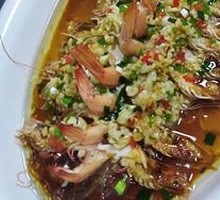 Garlic Steamed Shrimp