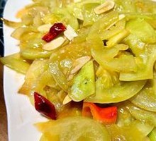 Stir-Fried Green Persimmons