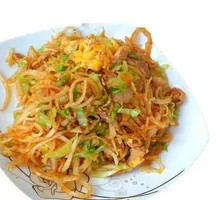 Ham and Egg Stir-fried Noodles