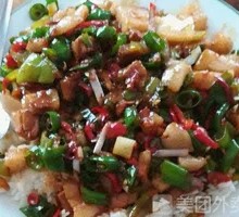Spicy Pork with Chili Rice Bowl