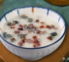 Century Egg and Beef Congee