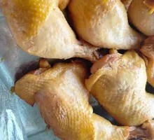Chicken Thigh with Knife Handle