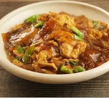 Duck Egg Stir-Fried Rice Noodles