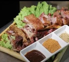 Charcoal-Grilled Lamb Ribs