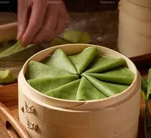 Spinach Steamed Pancake