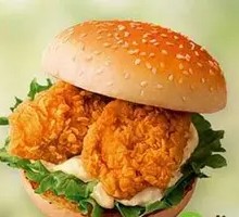Classic Crispy Double Chicken Burger