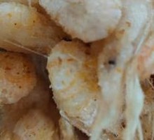 Crispy Shrimp with Crumbly Pork