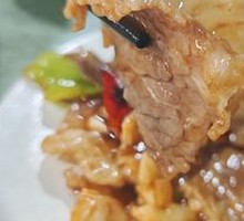 Stir-fried beef brisket