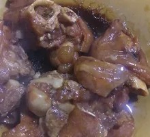 Pork trotter meat