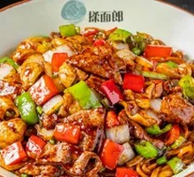 Pork Liver and Intestine Noodles