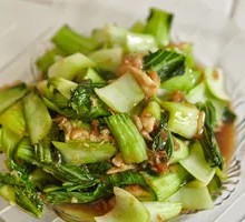 Stir-Fried Greens with Pork