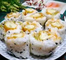 Light-Fat Corn Salad Rice Balls