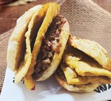 Beef and Tofu in Flatbread