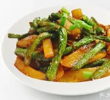 Eggplant with Green Beans Braised