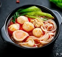 Fish Ball Kimchi Noodles