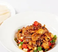 Spicy Pork with Pancake