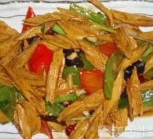 Spicy Stir-Fried Tofu Skin