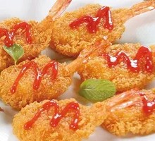 Golden Butterfly Shrimp