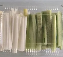 Cucumber and Green Onion Strips