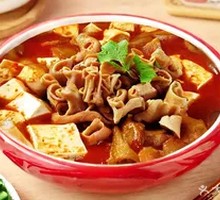 Stewed Lamb Intestine with Tofu