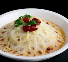 Lotus Root Slices with Ginger Sauce