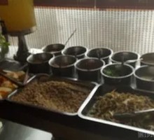 Cold Appetizer with Fruit and Vegetable Garnish