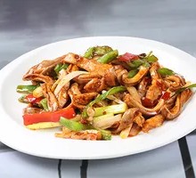 Spicy Stir-fried Pig's Tripe