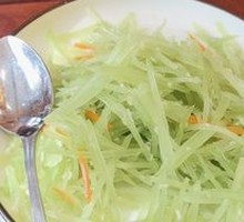Cucumber Salad with Lettuce Strips