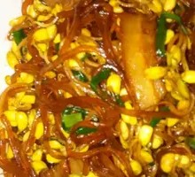 Stir-fried Glass Noodles with Mung Bean Sprouts