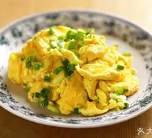 Scallion and Egg Stir-Fry
