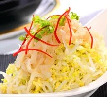 Bamboo Shoots with Jellyfish Skin