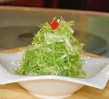 Cold-mixed bitter lettuce