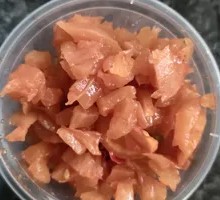 Diced Radish