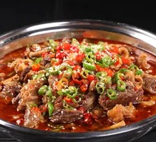 Delicious Beef Tendon and Brain Stew