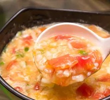 Tomato Dumpling Soup