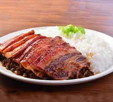 Preserved Vegetable Braised Pork Rice Bowl