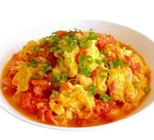 Scrambled Eggs with Tomatoes