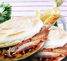 Duck Leg Meat Sandwich