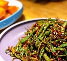 Bamboo Shoot Mushroom Stir-Fried with Green Beans