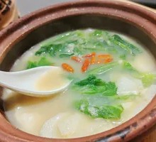 Sautéed Three Delicacies with Yam in Clay Pot