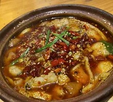 Braised Pork Intestines with Fish