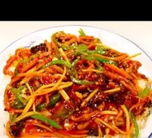 Fish-Flavored Shredded Pork Rice Bowl