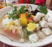 Chicken and Fish Ball Soup