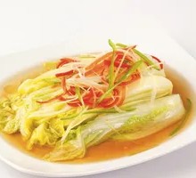 Oil-Poured Baby Cabbage