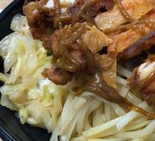 Honey Glazed Crispy Chicken Rice