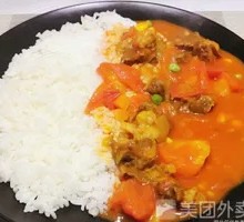 Tomato Beef Rice Bowl