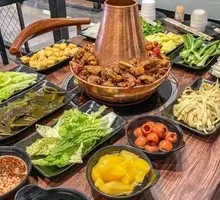 Spicy Pork Rib Hot Pot Chicken