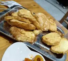 Egg-Steamed Bun Slices