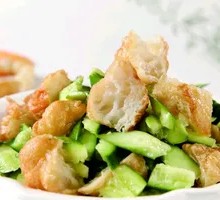 Cucumber with Fried Dough Sticks